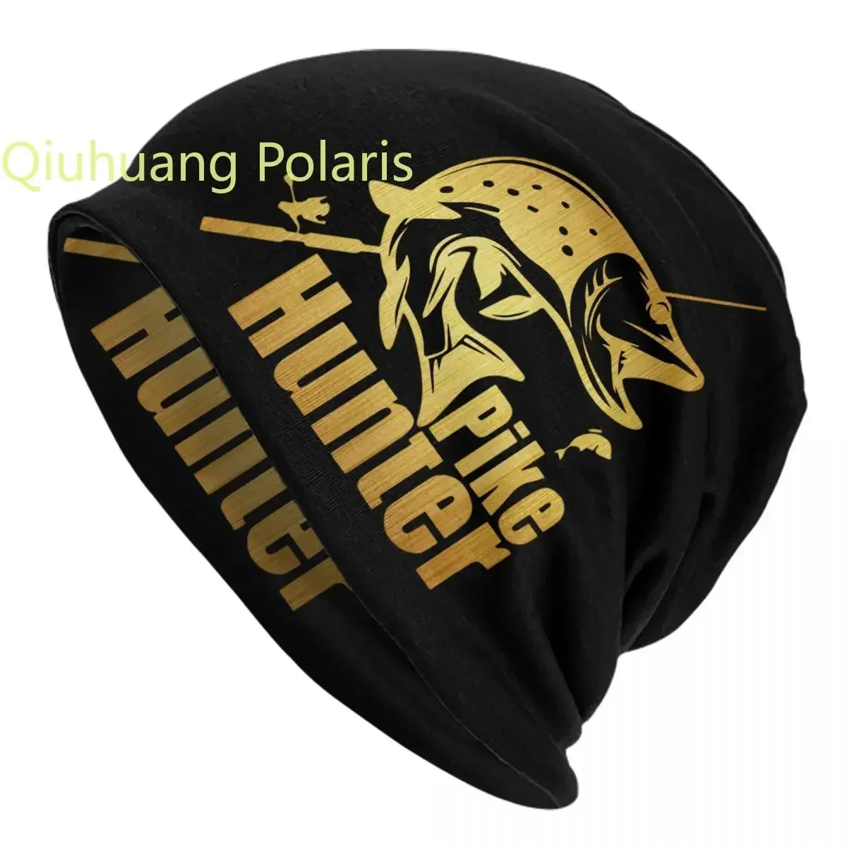 Pike Hunter Fish Bonnet Hats Hip Hop Knit Hat For Women Men Warm Winter Fishing Fisherman Skullies Beanies Caps