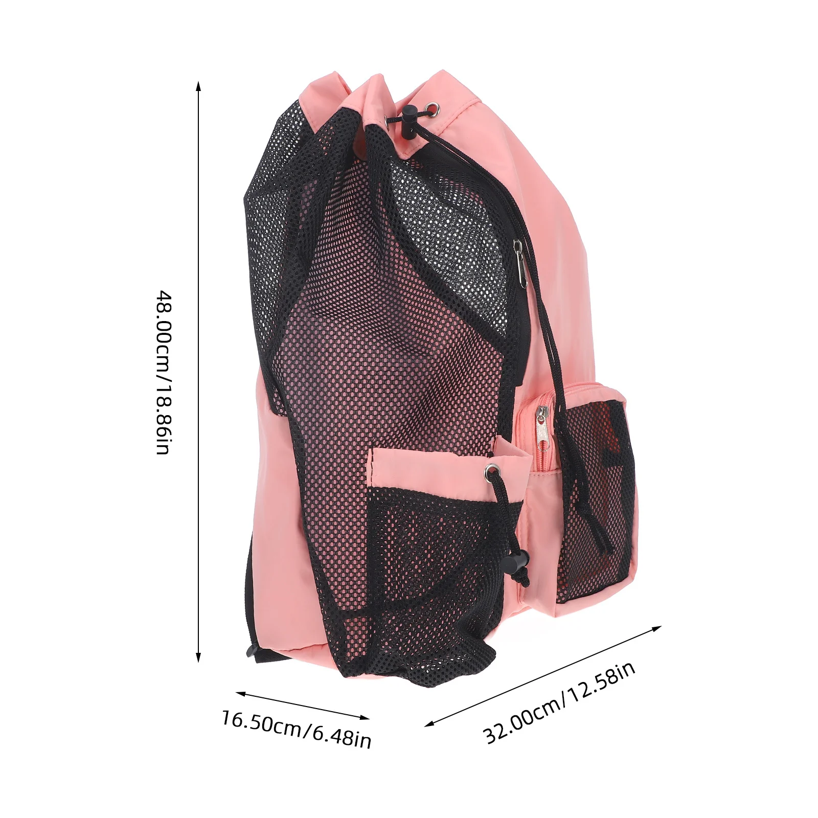 Drawstring Backpack Waterproof Swimming Bag Large Capacity Mesh Sport Travel Fitness Gym Bag Unisex Swim Bags for Men Women