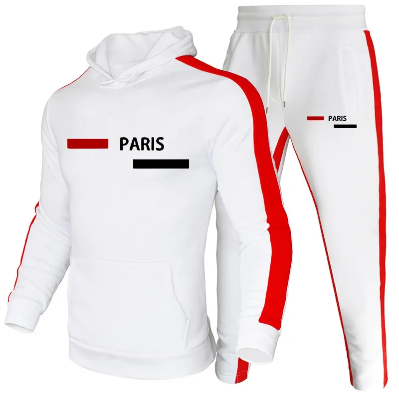 

Quality Simplicity Fashion Hot Sale Men Two Piece Men's Tracksuit Autumn Winter Casual Outdoors Sport Men Hoodie Comfort Jogging