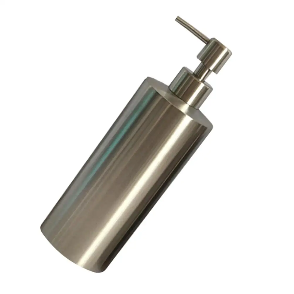 

Soap Dispenser 350ml Lotion Bottle Kitchen Bathroom Stainless Steel Pump Automatic Foaming Liquid Holder Refillable Easy Clean