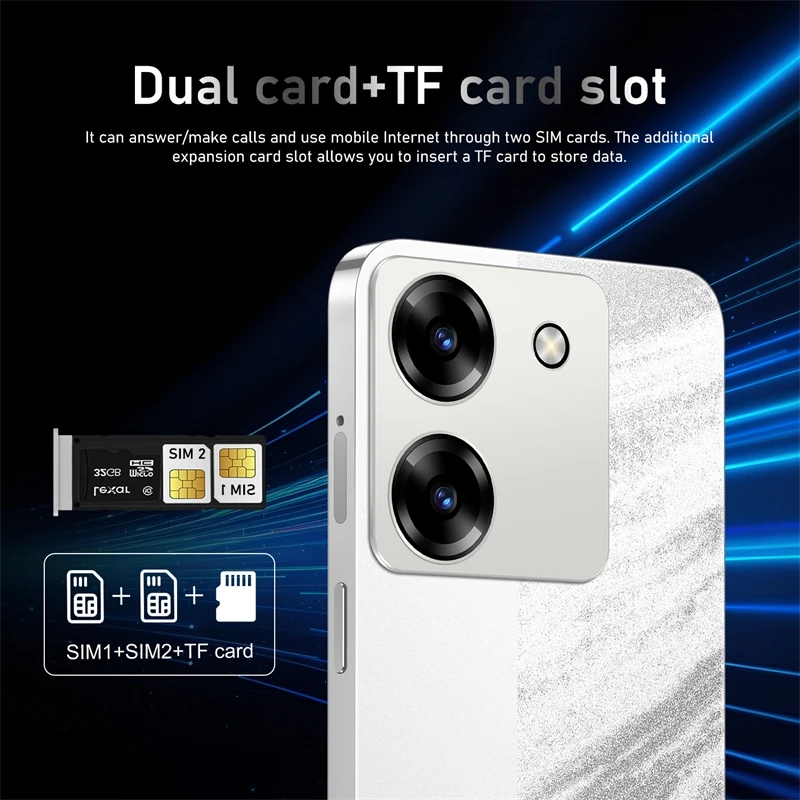 هاتف ذكي جديد 7800 مللي أمبير في الساعة 16 + 1 تيرا بايت 2025 M7 Pro بشاشة 7.3 بوصة 72 + 108 ميجابكسل ثنائي الشريحة 5G هاتف محمول Android14 الهواتف المحمولة Snapdragon8 gen3