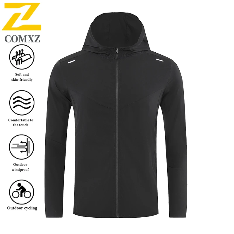 

Streetwear UV Protection Hoodie Jacket Couple's UPF50+ Quick-Dry Sporty Skin Coat for Urban Outdoor Dating Sunscreen clothing