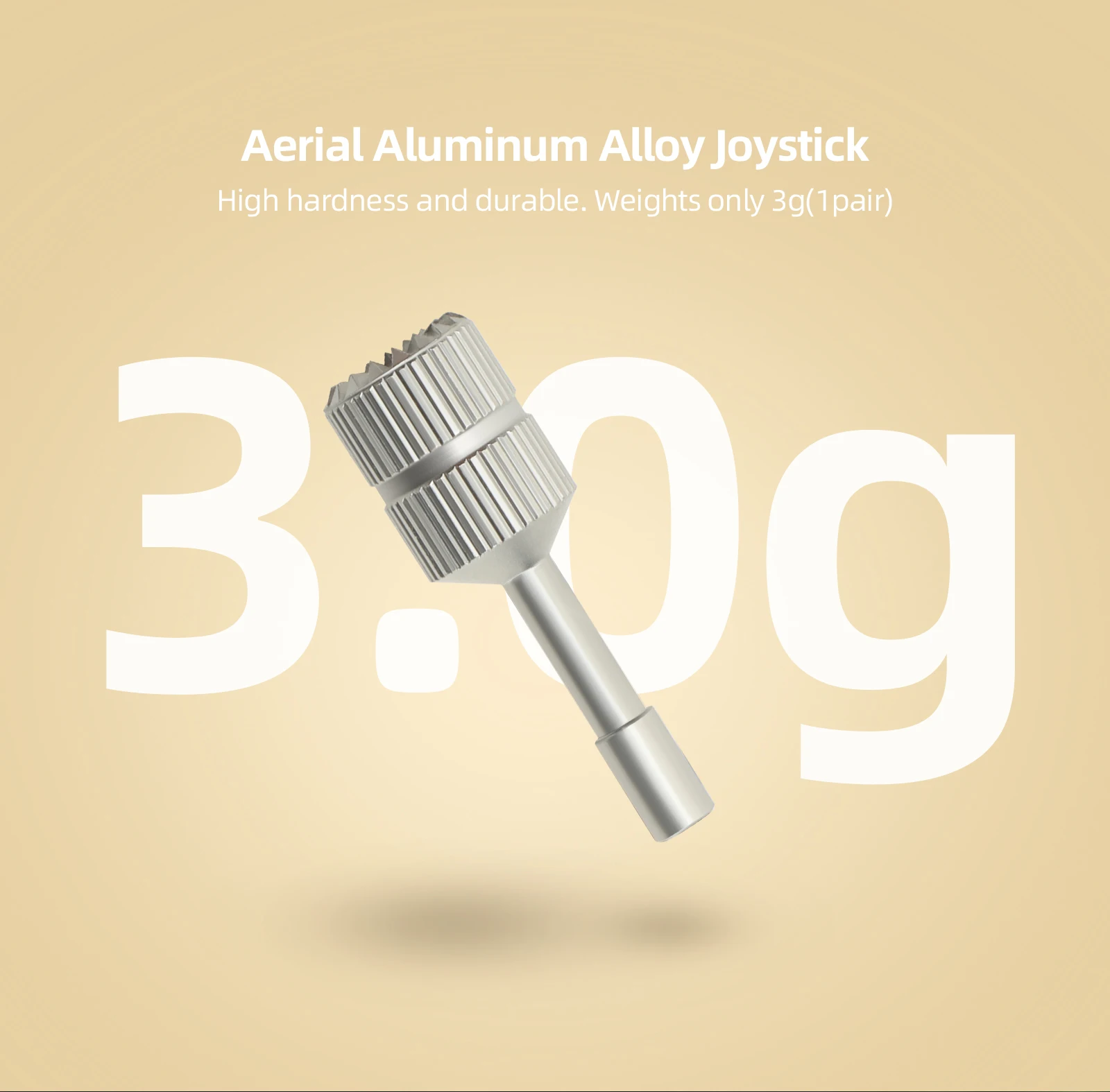 For DJI RC Mini 3 Pro Extended Lengthen Control Sticks Aluminum Alloy Thumb Rocker Joysticks for DJI RC Mini 3 Pro Controller