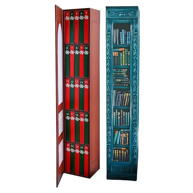 

Новинка! Мини-адвент-календарь AT84-2Pack в виде книги, Рождественский адвент-календарь с книгой в подарок, Рождественский адвент-календарь-книга