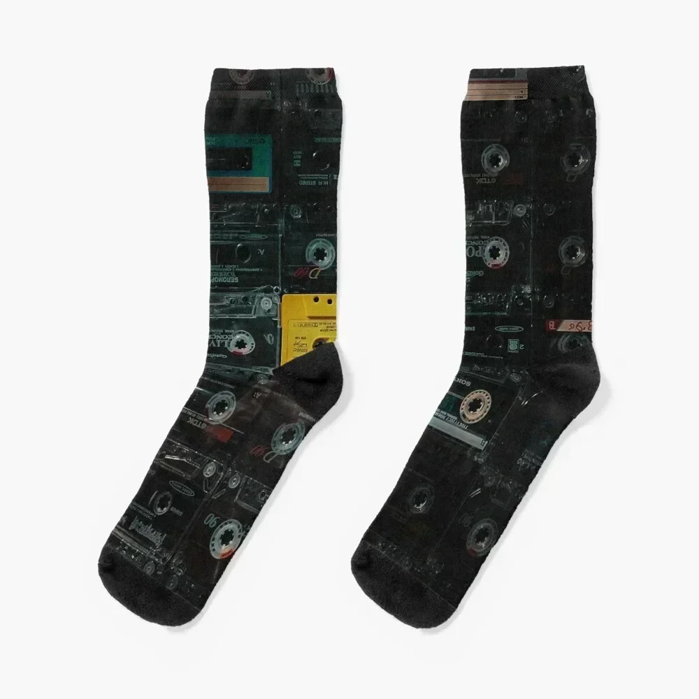 

Vintage Cassette Tape Socks designer gifts funny gift retro Girl'S Socks Men's