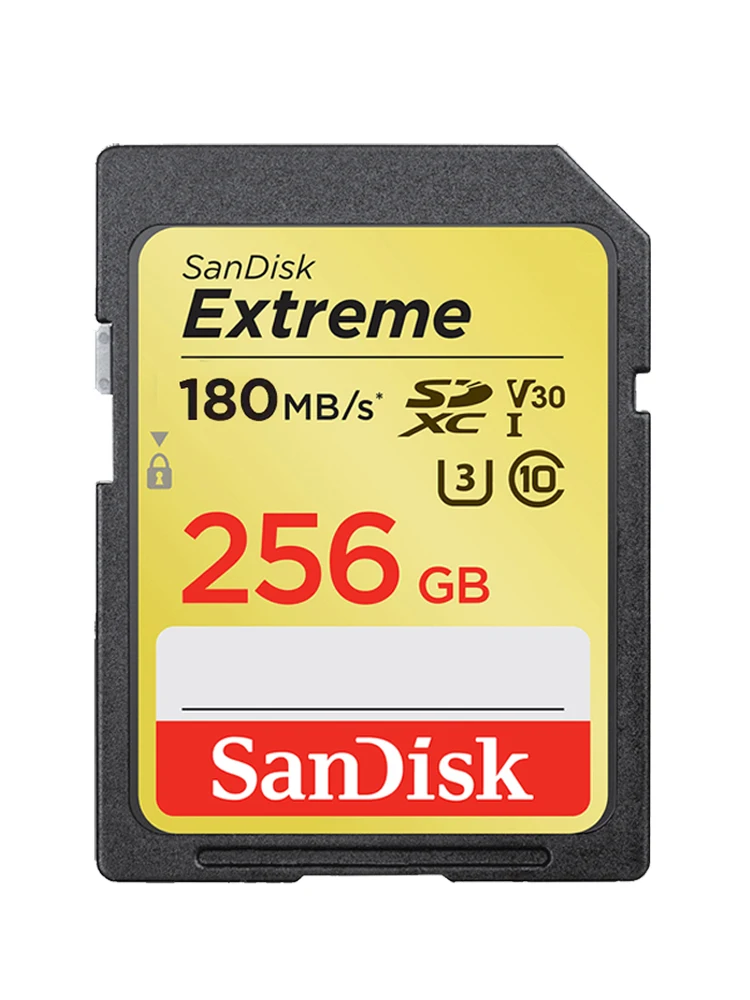 SanDisk-울트라/익스트림/익스트림 프로 SD 카드, 32GB 클래스 10 SDHC 플래시 메모리 카드 64GB 128GB 256GB SDXC C10 SD 카드 U3 V30 4K UHD