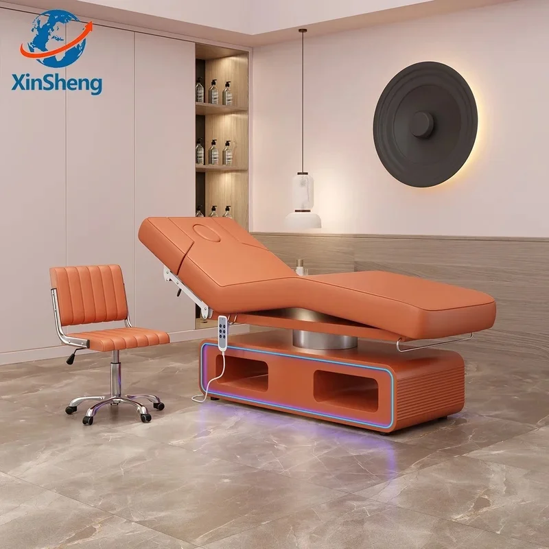 XinSheng Beauty Care Electric Massage Table Adjustable Chair Commercial Furniture for Beauty Salons and SPA