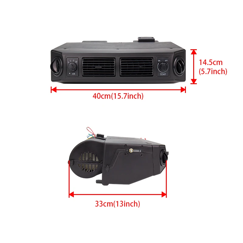 Kit aria condizionata universale per autoveicoli 12V 24V A/C per camion Minibus Van Trattore Scavatore RV Escavatore AC Condizionatore d\'aria