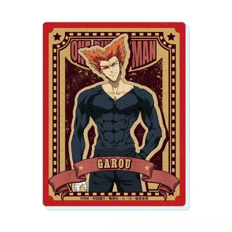 Game HELLISH BLIZZARD TERRIBLE TORNADO SILVERFANG Saitama Genos Acrylic Stand Figure Doll Anime Keychain Cosplay Toy Gift view 4