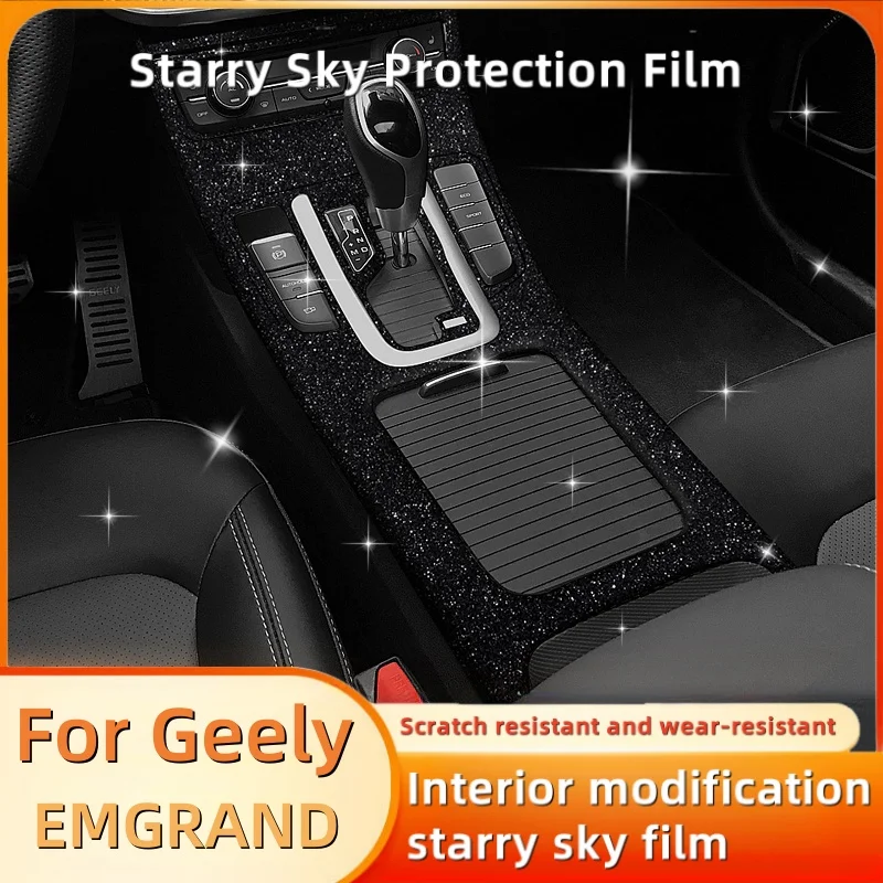 For Geely EMGRAND GS Starry Sky Film Interior Modification Central Control Instrument Screen Protective Film Car Accessories