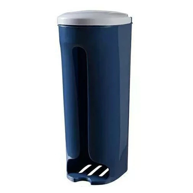 Trash Bag Container Holder Wall Mounted Plastic Storage for Case Dispenser No Pu