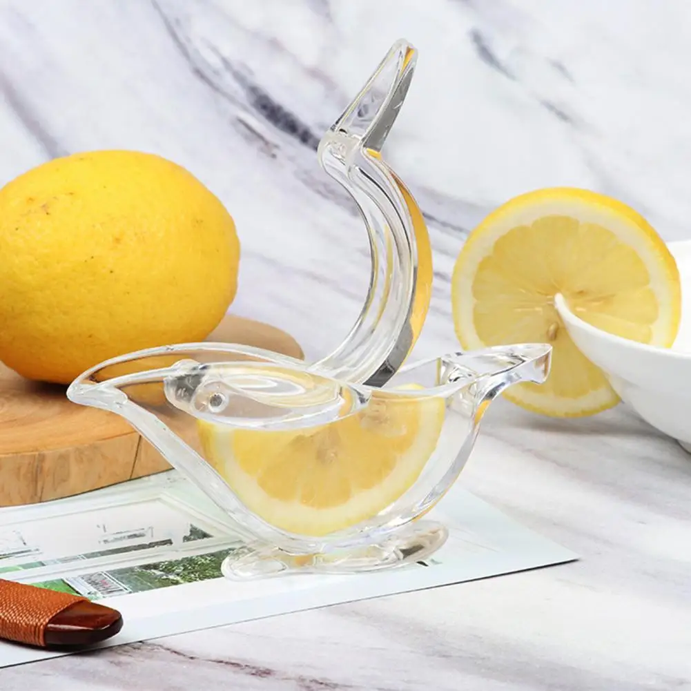 Hand Press Lemon Squeezer Fruit Juicers Press Type Manual Portable Acrylic Orange Squeezer Machine Fruit Extractor Kitchen Tools