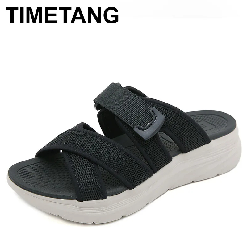 

2025 Women Summer Fashion Women Plus Size Slip on Comfortable Sandals Platform Shoes Wedges Beach Shoes