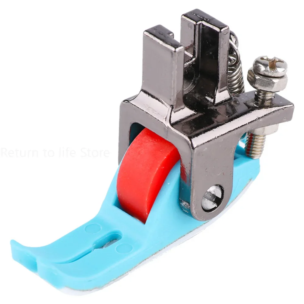 1pc Universal Industrial Sewing Machine Leather Roller Wheel Presser Foot Of Flat Car Thick Fabric Clothing Replace Presser Feet