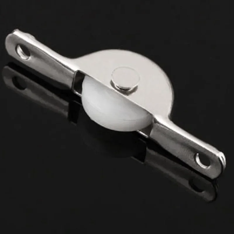 Door Window Rollers Cupboard Drawer Bin Single Nylon Sliding Roller Pulley Wheel 10Pcs