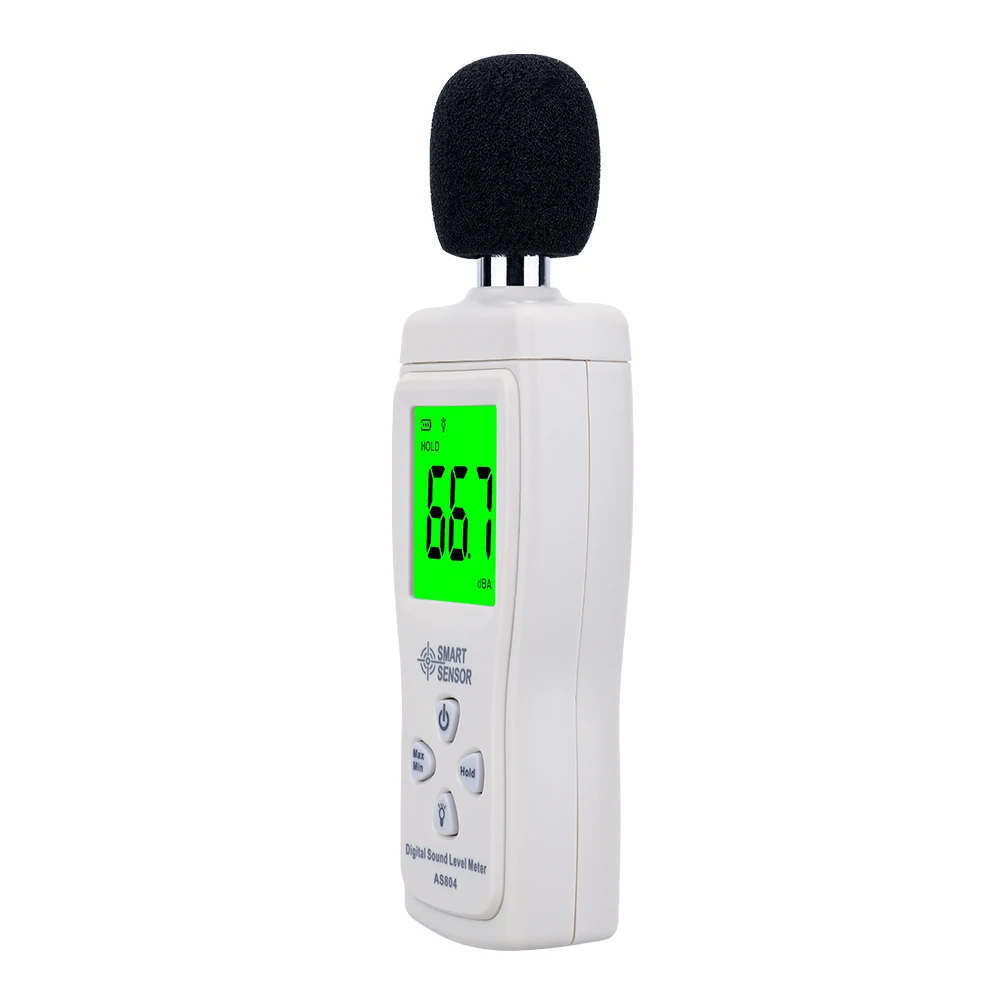 Medidor de ruido portátil, herramientas de diagnóstico de 30 a 130dB, probador de monitoreo, Detector de decibelios, analizador, medidor de nivel de sonido Digital