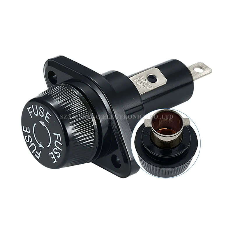 10*38MM Fuse Holder R3-18 Fuse Holder 30A600V PCB Panel Mounting High Current And High Temperature Resistance Fuse Boxes