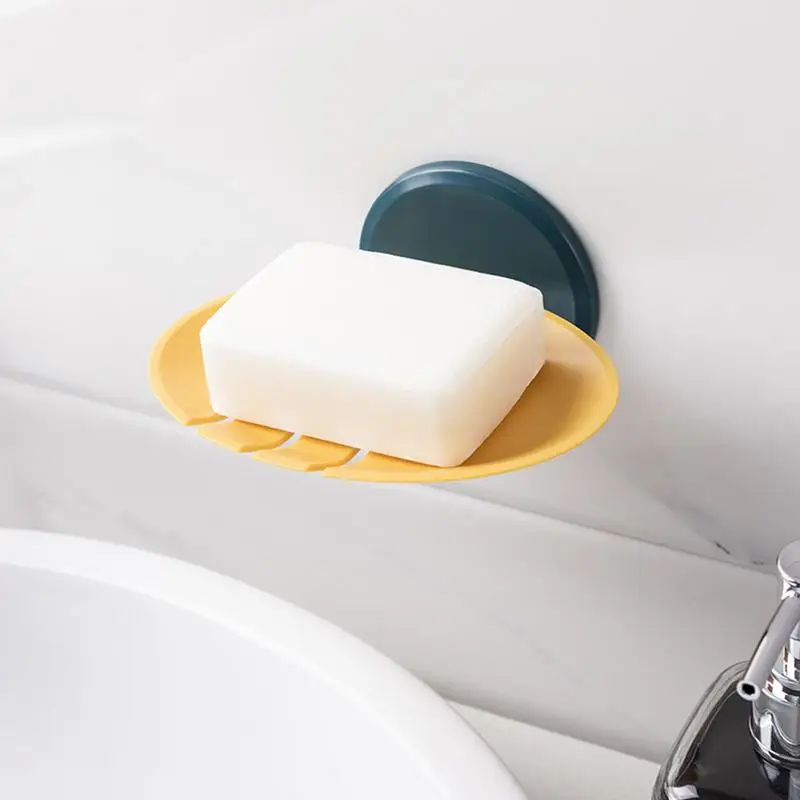 Portasapone portasapone da parete per doccia portasapone da bagno con scarico salvasapone per bagno KitchenNo Drilling