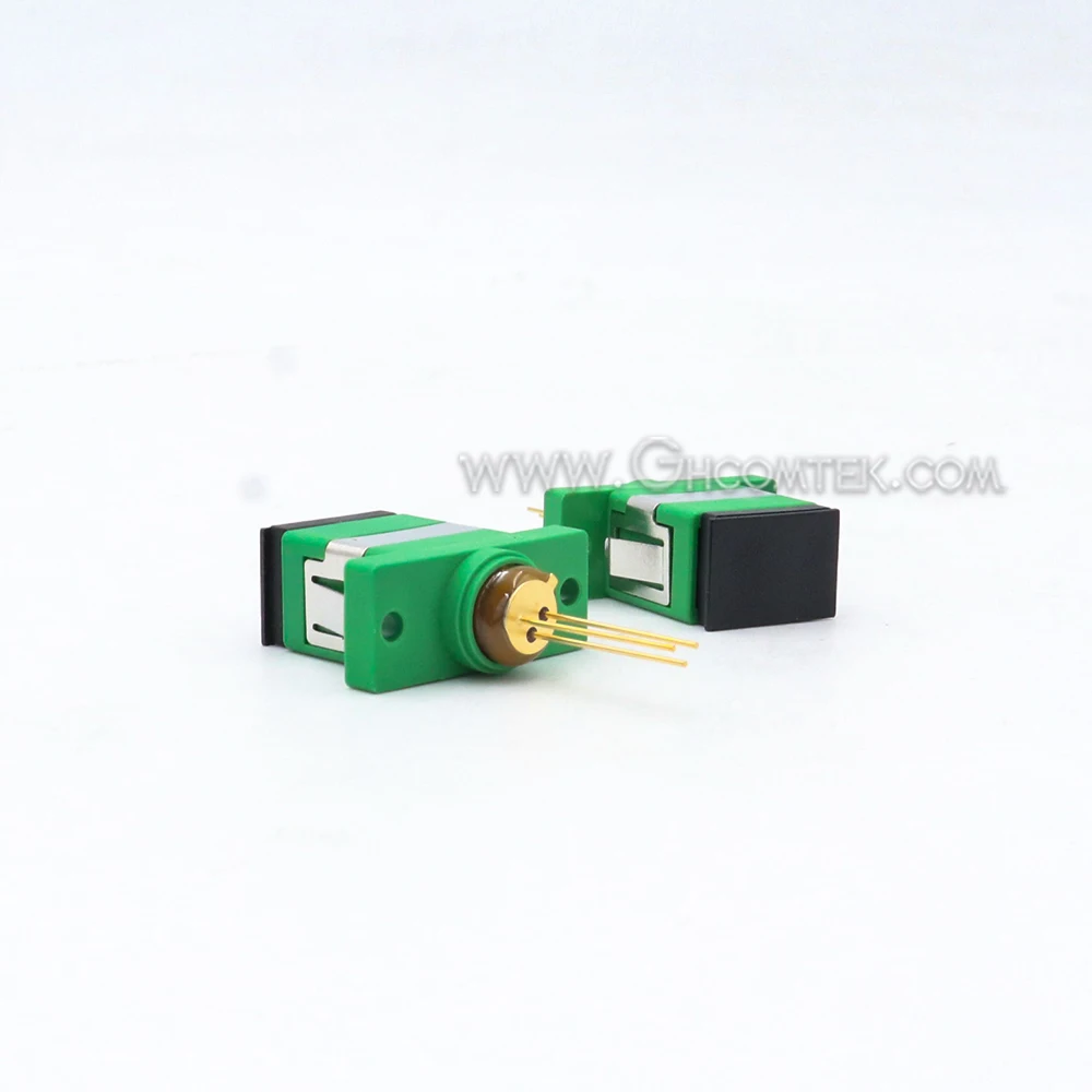 PIN diode with plastic receptacle