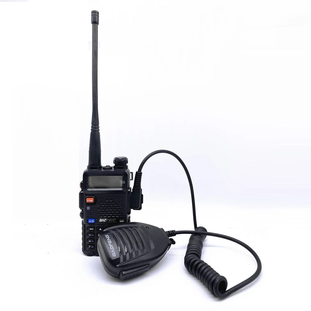 MIC untuk Baofeng Walkie Talkie UV-5R UV-5RE BF-888S UV-5RA UV-6R CB Pemancar Radio VHF UHF Radio Stasiun Mikrofon