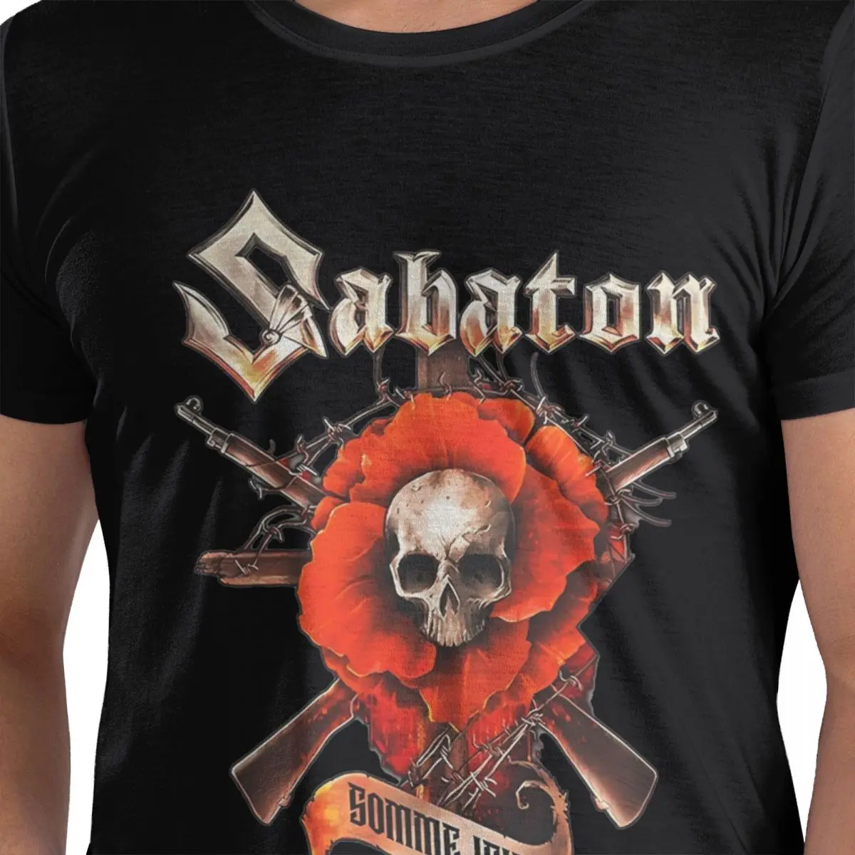 Streetwear T Shirt Heavy Metal Music 100 Cotton T Shirts S-Sabatons Band Novelty Tshirt for Men Summer Y2K Fun Short Sleeve Tops