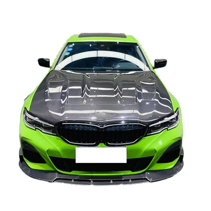 

Carbon Fiber Front Engine Bonnet Hood DW Style for 2019+ Sedan Sports Cars
