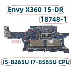 L53568-001 L53568-601 For HP Envy X360 Convertible 15-DR 15M-DR Laptop Motherboard With I5-8265U I7-8565U 18748-1 448.0GB20.0011
