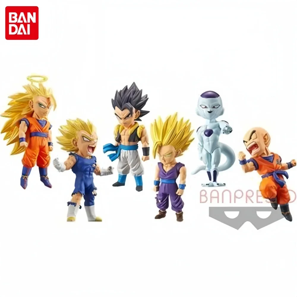 

Bandai Anime Dragon Ball Z LC Battle Legend Vol.2 Super Saiyan Frieza Vegeta IV Gogeta Krillin Frieza Model Figure Toys Gifts