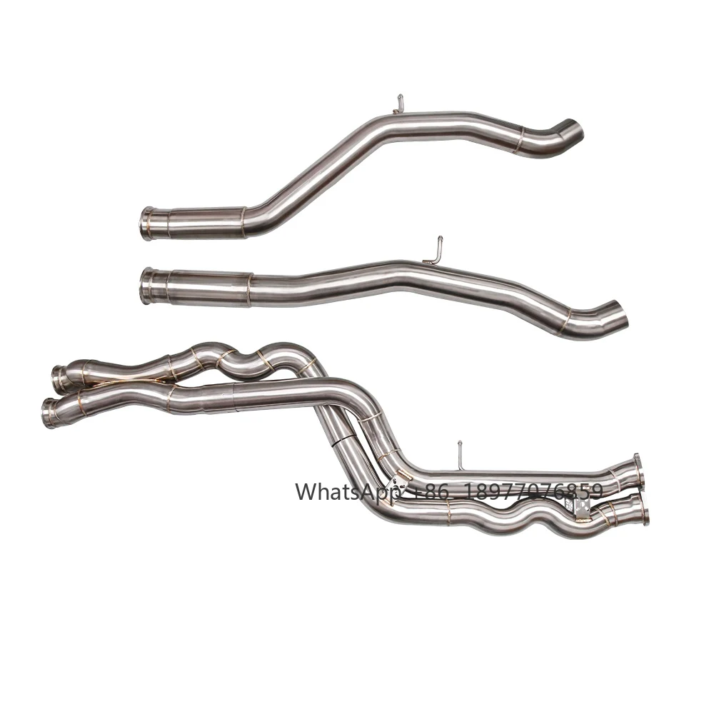 

For S55 F82 F83 M4 F80 M3 Midpipe Exhaust System Resonated S55 Equal Length MidPipe Exhaust (2014-2020)