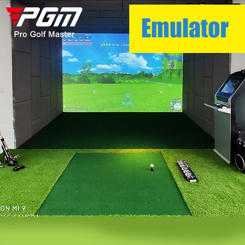 Pgm Mnq002 Professionele 3d Golfsimulator Volledige Set Korea-Systeem Training Hulpmiddelen Indoor Projectiescherm Golfsimulator