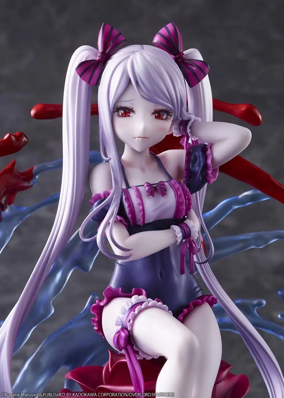 100% Original: Overlord Shalltear Bloodfallen Swimsuit ver.1 / 7 PVC Action Figure Anime Model Toys Collection Doll Gift