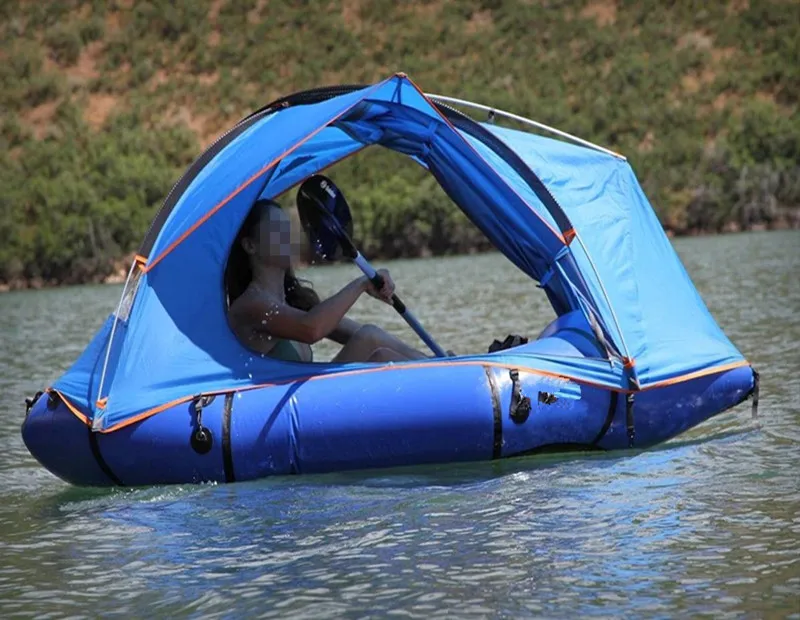 

Складная синяя плавающая обульная палатка, водная лодка, плотная палатка для детей и взрослых, новинка