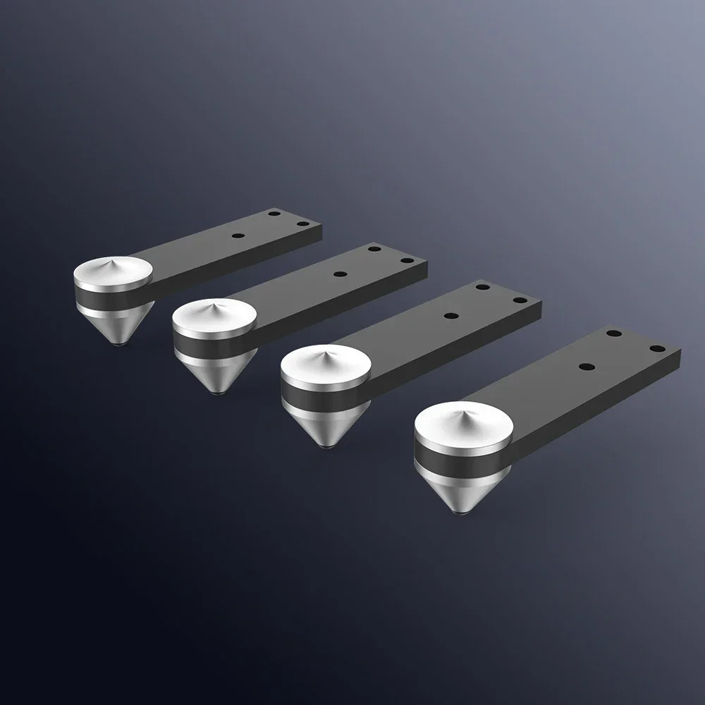 SP150 4 Stück Kombinierter Lautsprecherfuß Subwoofer Stoßfester Spike-Halter Lautsprecher-Spike Stoßdämpfer-Stift