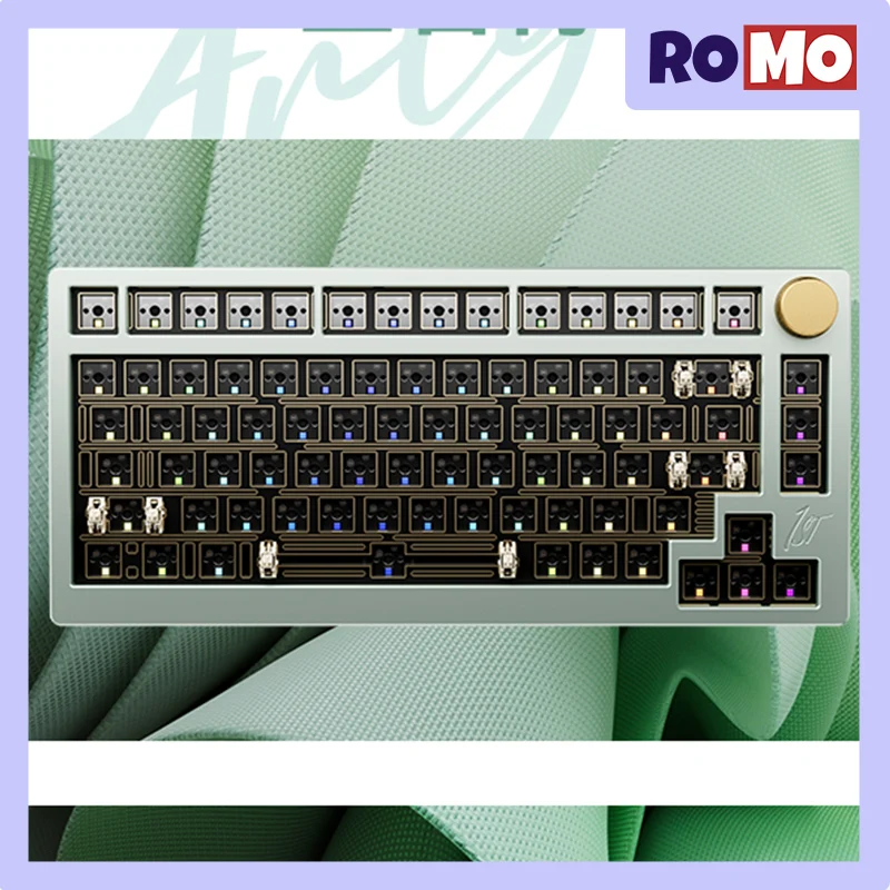 Imagem -06 - Ariya-bluetooth Kit de Teclado Mecânico 81 Chaves Junta Hot Swap Rgb Pbt Rollover N-key Jogador Modo 3