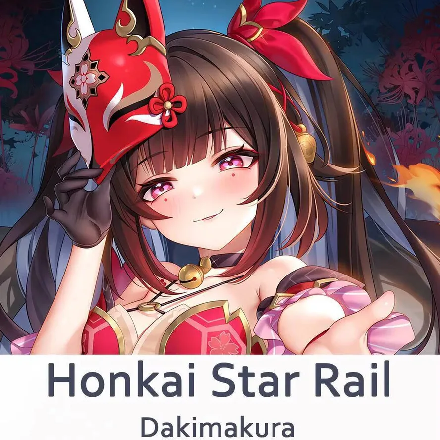 

Star Sparkle Honkai Rail Dakimakura 2WAY Hing Anime Game Body Pillow Case Cover Cushion Xmas Gifts