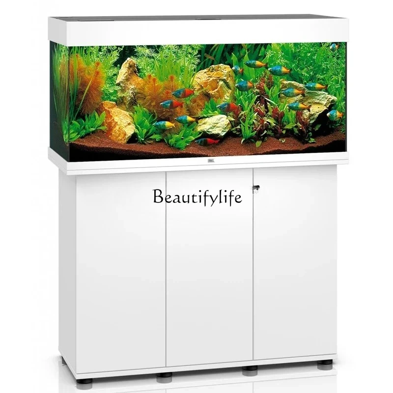 

Aquatic plant tank Sanhu tank 1 meter silent desktop floor Rio180 living room glass fish tank H