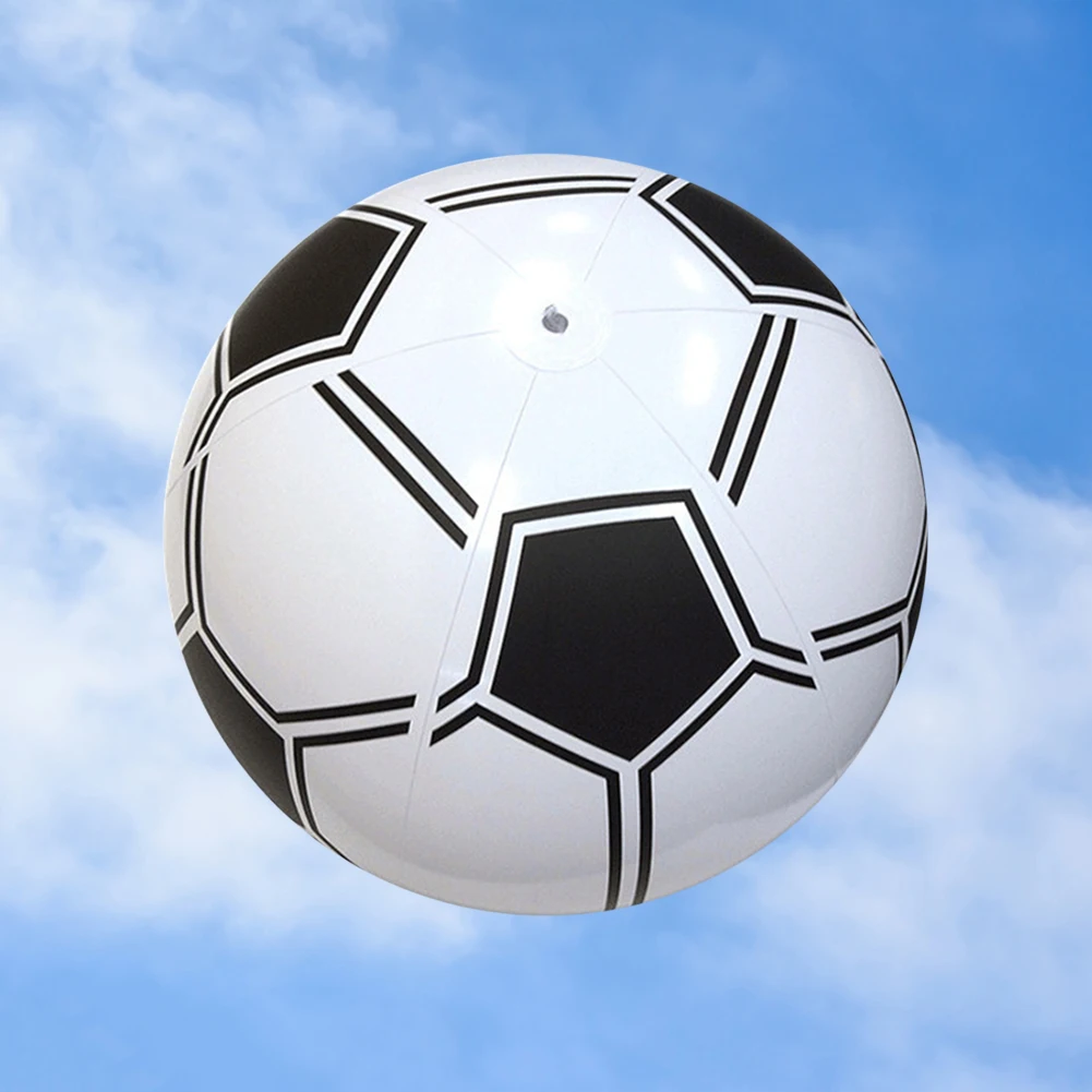 Pelota de fútbol inflable portátil, pelota creativa para niños, playa, piscina, deportes, interior, exterior, fiesta de verano para niños