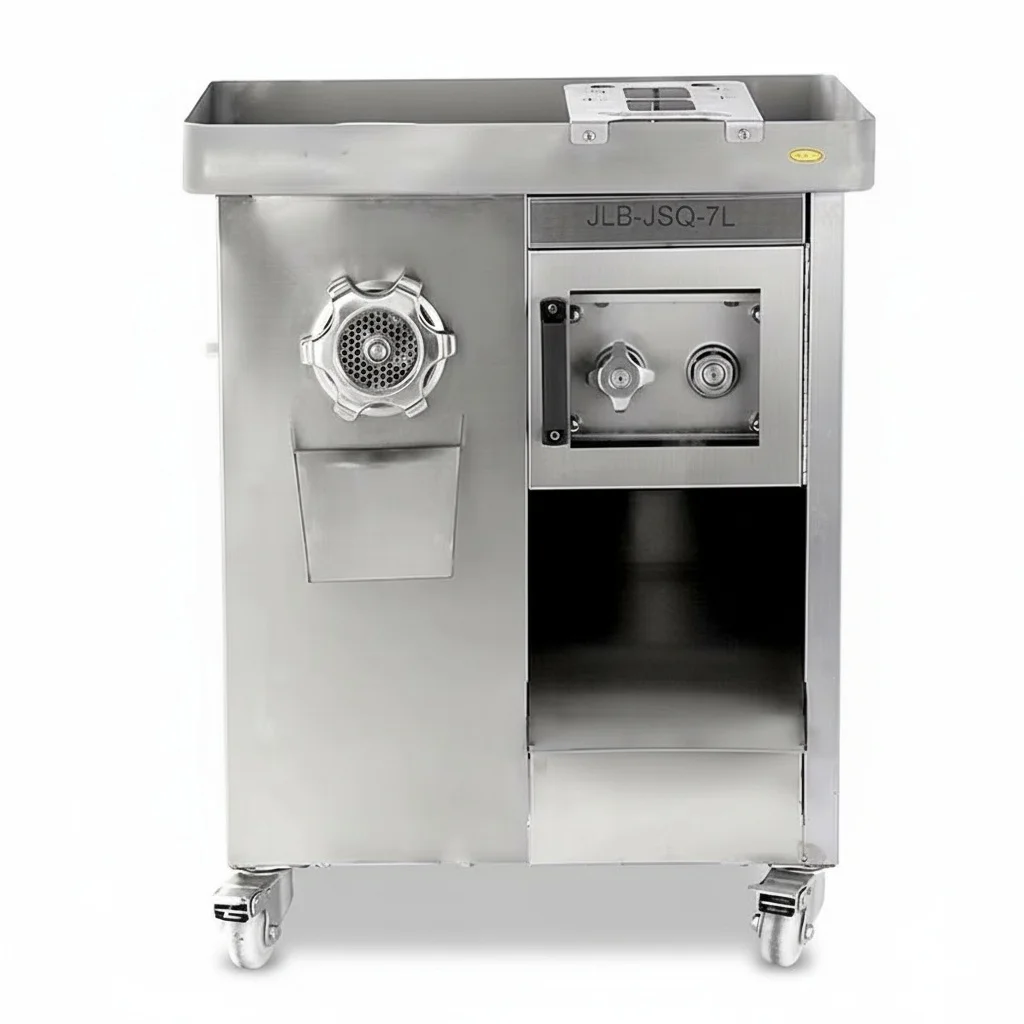 

Electric Meat Grinder,Stainless Steel Meat Slicer, Commercial Meat Processing Machinery, Double Head Dicer, 60kg Heavy Duty