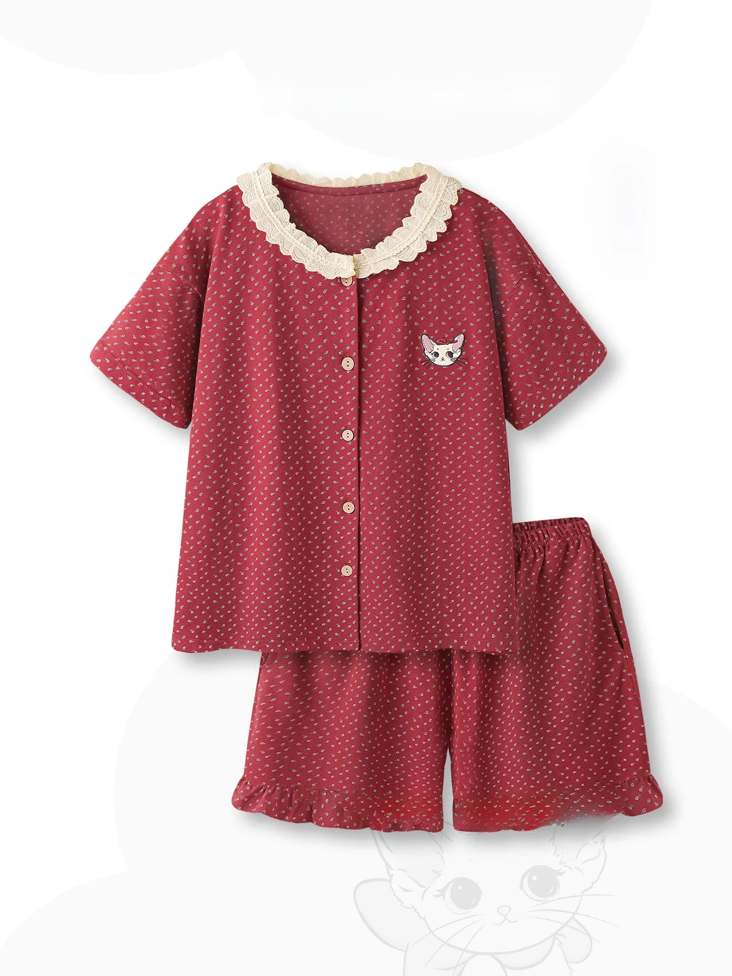 camicia-da-notte-ultra-morbida-in-cotone-modal-per-donna-manica-corta-stampa-floreale-rossa-comoda-abbigliamento-da-casa-primavera-estate