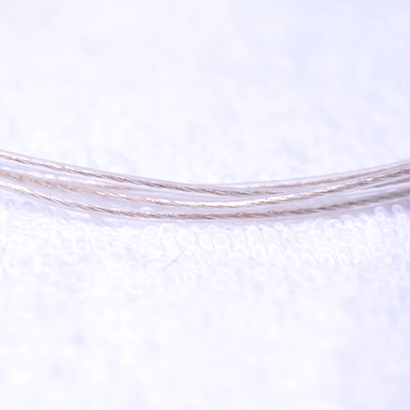 Hakugei TPE. الفضة النقية مختلطة occ النحاس سماعة كابل لتقوم بها بنفسك. هاي فاي