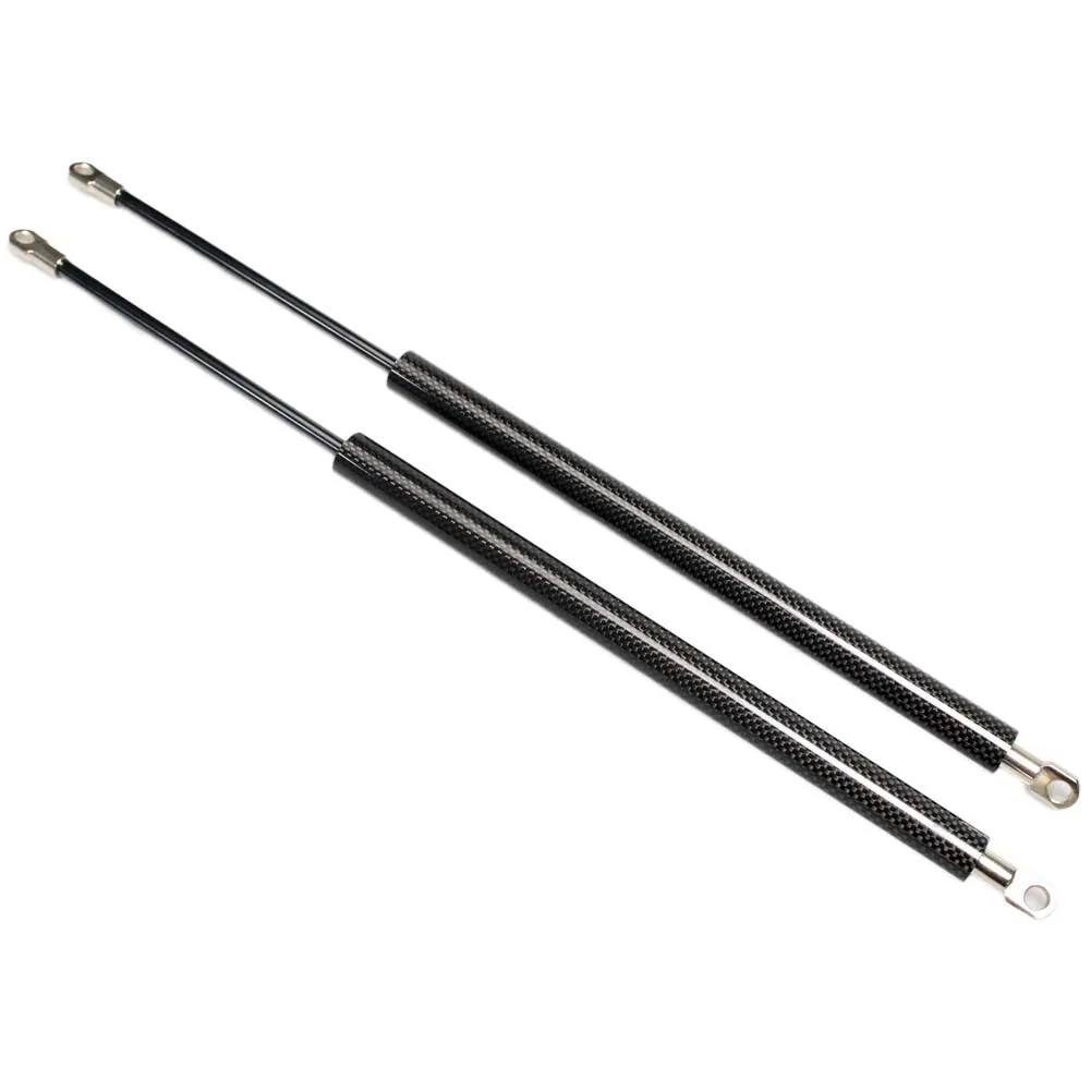 

1 Pair for Jaguar XJS 1976-1991 Lift Supports Struts Prop Rod Shocks Front Hood Bonnet Carbon Fiber