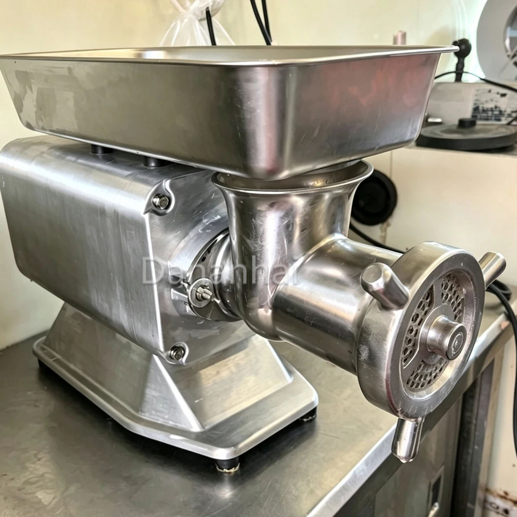 Electric Sausage Making Machine Commercial Meat Grinder Mincer for Butcher Shop Deli Food Processing