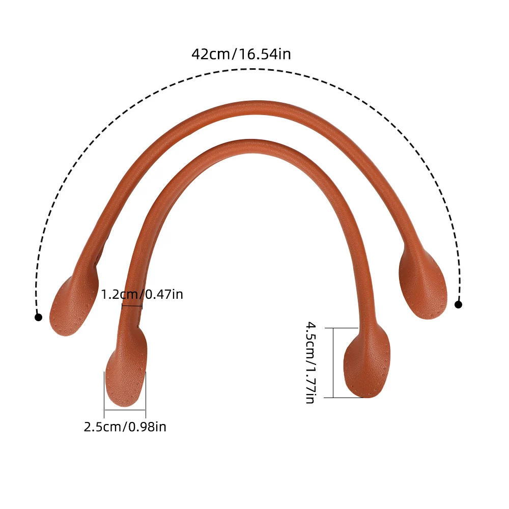 Sangle de sac en cuir PU pour sacs à main pour femmes, bricolage, mode initiée, accessoires de remplacement, nouveau, Foy, 2 pièces