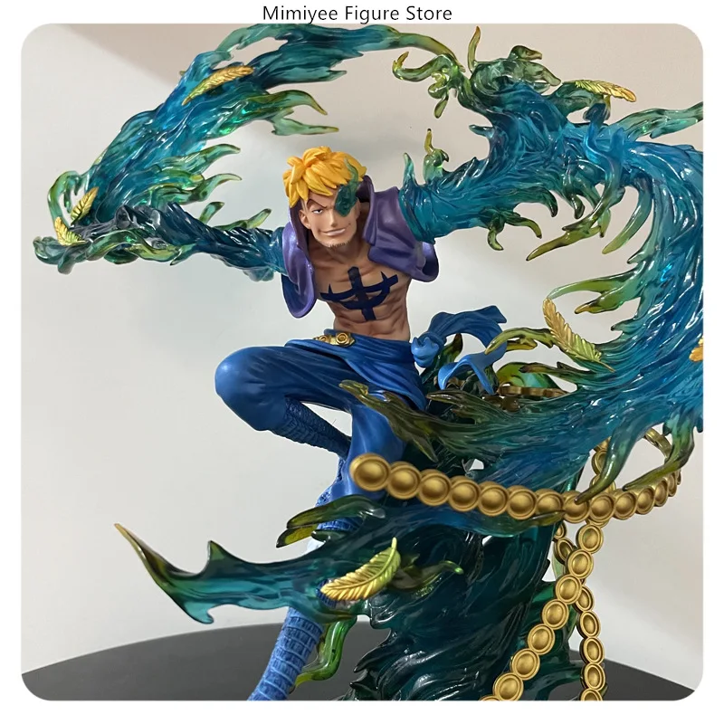 قطعة واحدة ماركو العنقاء تحلق تشكل قراصنة اللحية البيضاء 29 سنتيمتر أنيمي الشكل تمثال سطح المكتب الديكور هدية