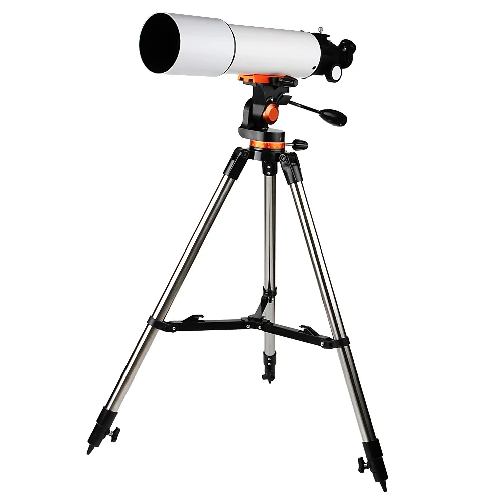 factory direct refractor telescope large 80mm eyepiece astronomical sky watcher telescope 3x Barlow lens optical instruments