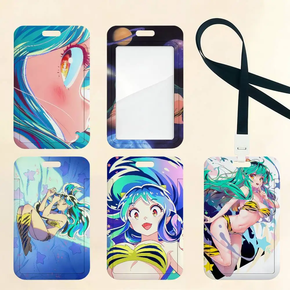 

Singer U-Urusei Y-Yatsura L-Lum Card Holder Cardcase Bank Credit Student ID Subway Work Permit Badge Holder Door Card