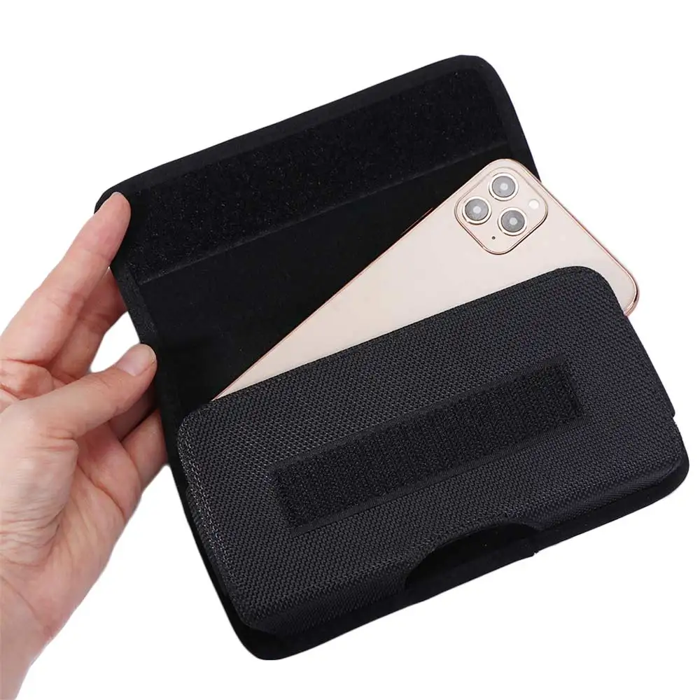 Phone Accessories For Phone Flip Cover Oxford Cloth Belt Clip Phone Bag Phone Pouch Phone Waist Bag Mobile Phone Case view 5