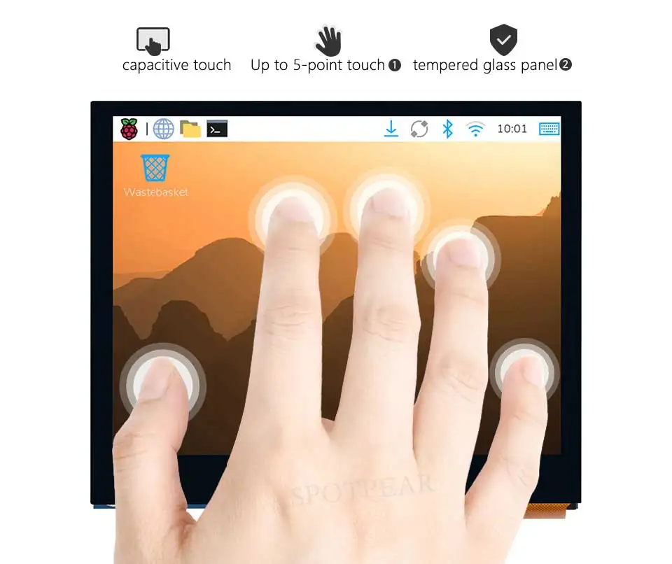 

3.5inch DSI Display MIPI LCD (E) Capacitive Touch Screen 640*480 Pixels IPS Display Panel For Raspberry Pi Series Motherboards