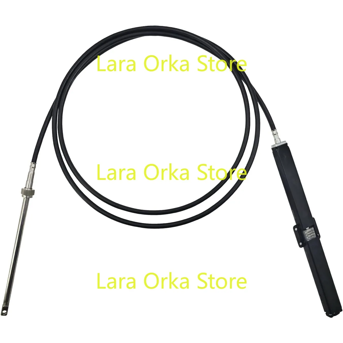 SSC13415 Mechanical Steering Cable 15FT, Back Mount Rack Single Cable New, Replacement for Seastar SH5210P, SH5230P, SB39526P