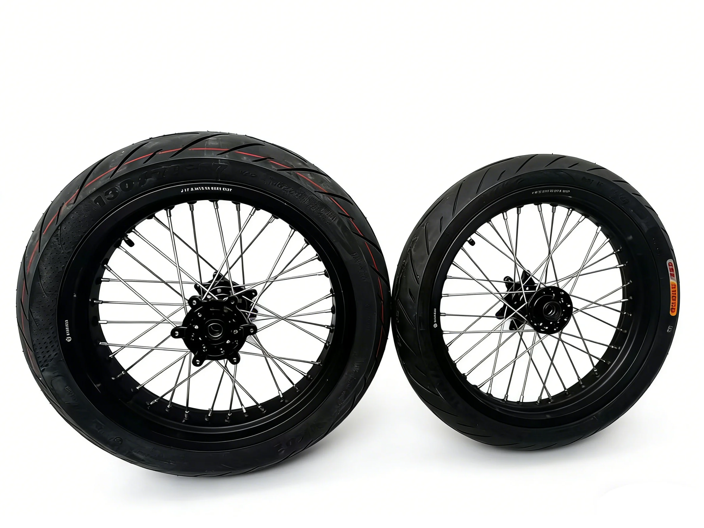 New Ultra Bee Wheel Kit Electric Dirt Bike 74V 60Ah Ebike 90 Km/h Supermoto Tire Casing 100/80-17 130/70-17